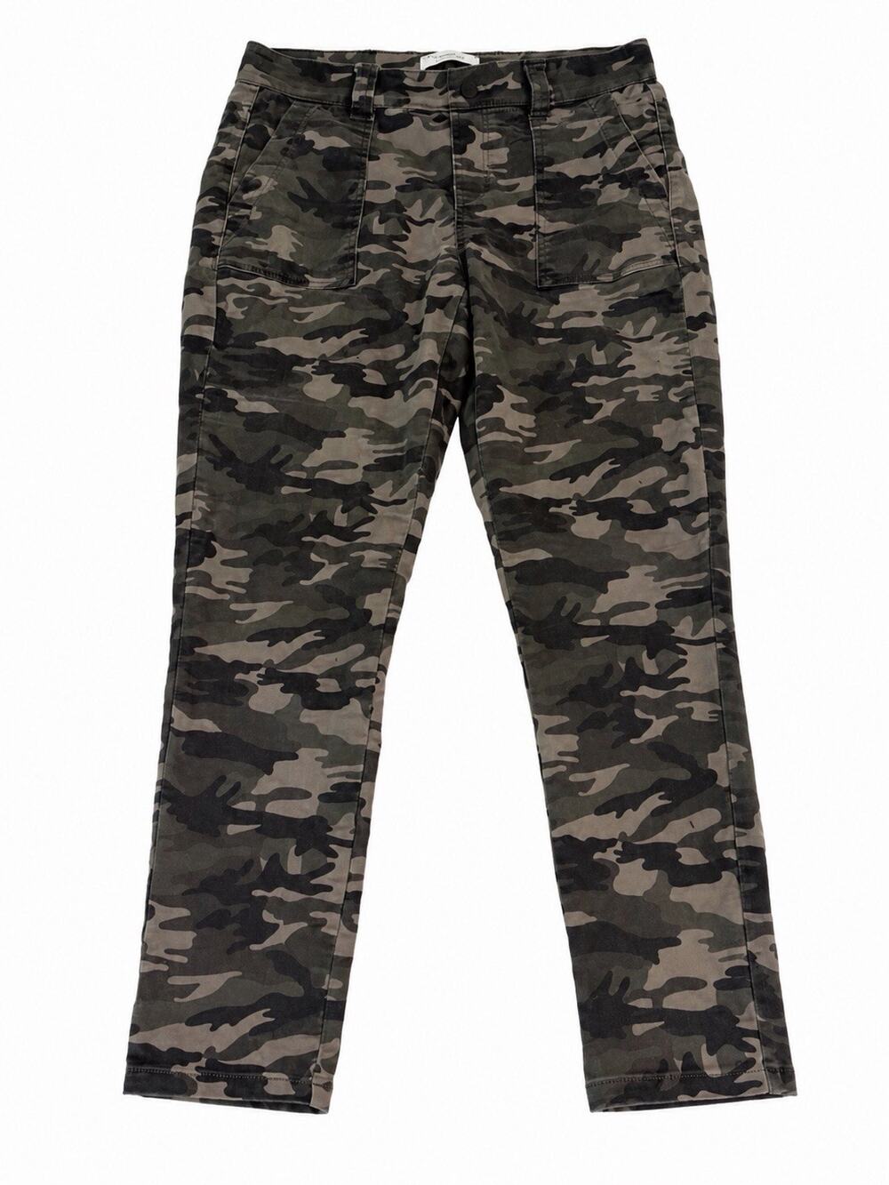 No Boundaries Women’s Camo Pants Size M 8-10 Brown Green Camouflage Utility